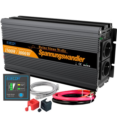 Edecoa convertisseur 12v - edecoa, 220v