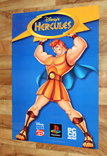  Vintage Disney's Hercules Game Store Very Rare Promo Poster Playstation 1 PS1 