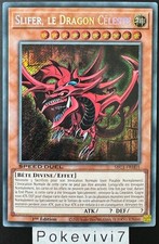 Carte YU-GI-OH! SLIFER, LE DRAGON CELESTE SBC1-FRH01 Secret Rare NEUF