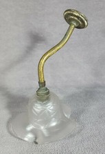 Antique LOETZ CANDIA CHINA Art Nouveau 1900's Gooseneck Tulip Sconce