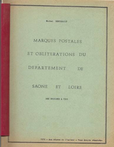 Marques postales - marques, et