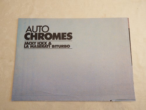 Ancien poster dépliant auto - poster,