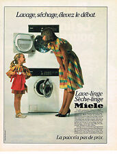 ADVERTISEMENT ADVERTISING 064 1984 MIELE washer dryer
