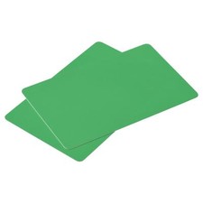 Cartes PVC s Vert Carte 14mil pour Diamètre Interne Badge Imprimante Paquet 100