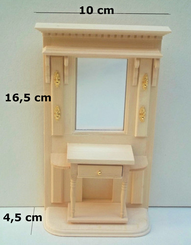 Garderobe bois brut - bois,