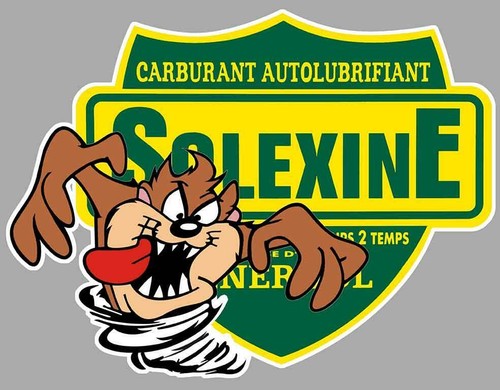 Solexine left taz sticker - left,