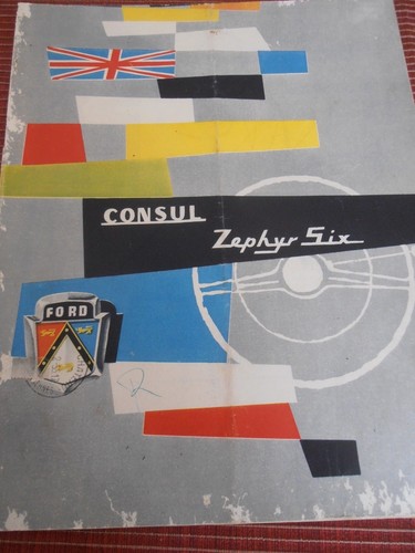 Catalogue ford consul zephyr - consul,