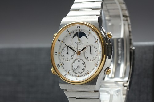 Montre homme seiko moon phase - montre,