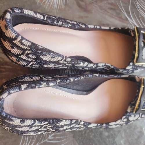 Escarpins toile dior - escarpins,