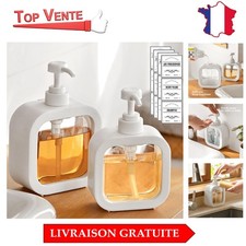 Octonyluck Distributeur Savon, Rechargeable Distributeur Savon Cuisine et