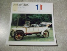 CARTE FICHE MOTOBLOC 12 HP