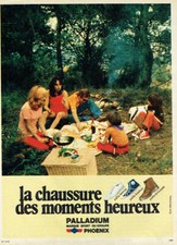 1972 Advertising 1120 Palladium Phoenix Balla Tennis Bask Shoes