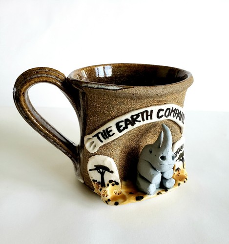 Animal elephant stoneware mug - animal,