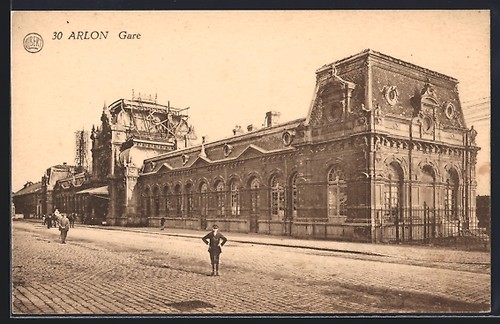 Cpa arlon gare - cpa, arlon,