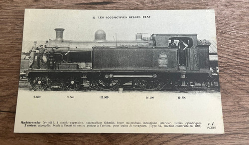 Cpa train n159 locomotives - cpa,