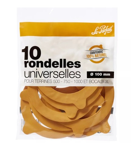 Rondelle joints bocaux terrine - rondelle,