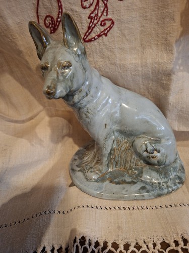 Statuette chien berger - statuette,
