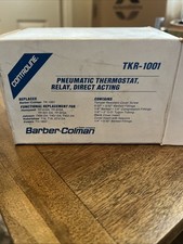 Barber-Colman TKR-1001 Pneumatic Thermostat Relay Direct Acting (NIB) Free Ship
