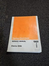 1959-1969 HARLEY ELECTRA GLIDE SERVICE MANUAL NEW. UNWRAPPED  99482-69
