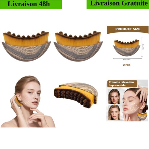 Brosse contour lymphatique - brosse,
