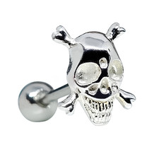 Barre de langue crâne et os