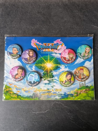 Dragon quest badges - quest, xi