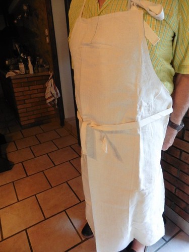 Ancien tablier boucher - tablier,