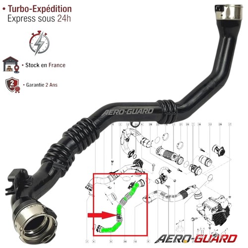 Tuyau durite air turbo prévu - air,