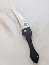 Rare Spyderco Limited Edition Shabaria C59BMP Orig #745 VG-10, Black Micarta