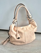 sac en cuir Hexagona rose