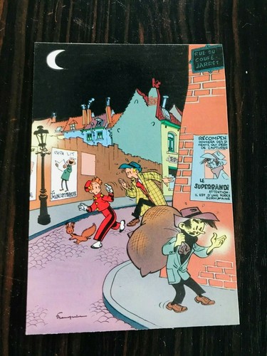 Carte postale 15x10 franquin - postale,