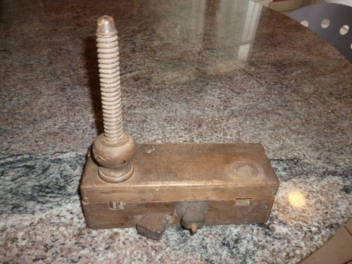 Ancien rabot bouvet en - bouvet, bois