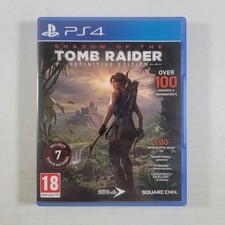 PS4 Shadow of The Tomb Raider Definitive Edition *Tested* Free Shipping