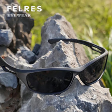 FELRES Polarized Sport Frame Sunglasses UV400 Men Driving Outdoor Shade Goggles