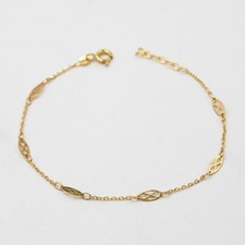 Bracelet femme or jaune 18
