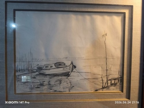 Tableau marine bateau l - bateau, a