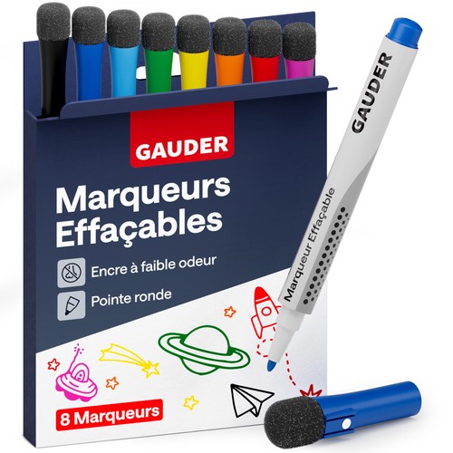 Set marqueurs tableau - marqueurs, blanc