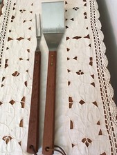 2 Pc Tramontina INOX STAINLESS STEEL BBQ Grilling Tool Set Spatula & Fork Brasil