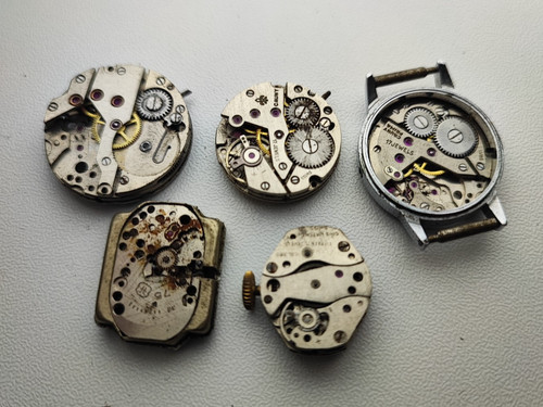 Watch lot movement for parts