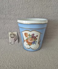 cache pot en porcelaine décor