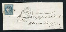 Rare lettre de Granville pour