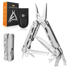 Pince Multifonctions Cadeau Homme Multitool 14 en 1 Pliable en Acier Inoxydab...