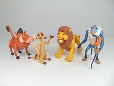 lot of 4 simba rudder pumbaa rafiki the lion king figures vintage 1994 mattel