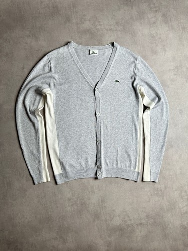 Cardigan lacoste gris clair - cardigan, à