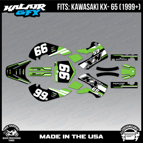 Graphics kit for kawasaki - graphics,