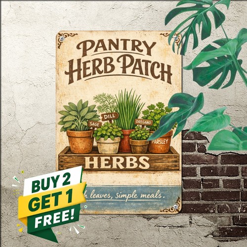 Vintage botanical herb garden - vintage,