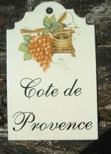 PLAQUE EMAILLEE CAVE VIN