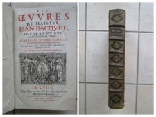 LES OEUVRES DE JEAN BACQUET advocat du Roy, 1658. Provenance.