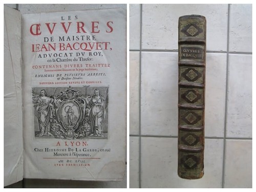 Les oeuvres jean - oeuvres, bacquet