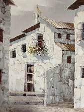 Antique Oil Painting on Canvas